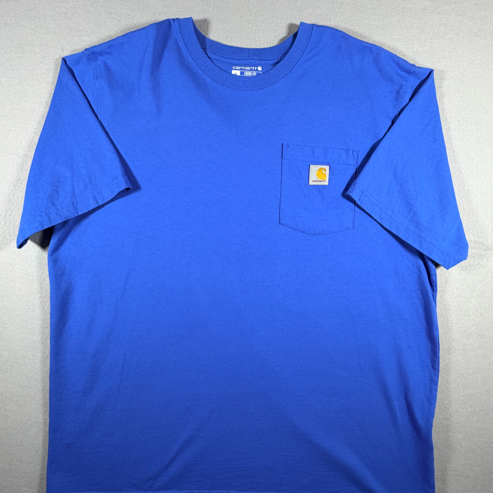 Carhartt K87 Pocket T-Shirt Loose Fit Blue Men’s Size XL